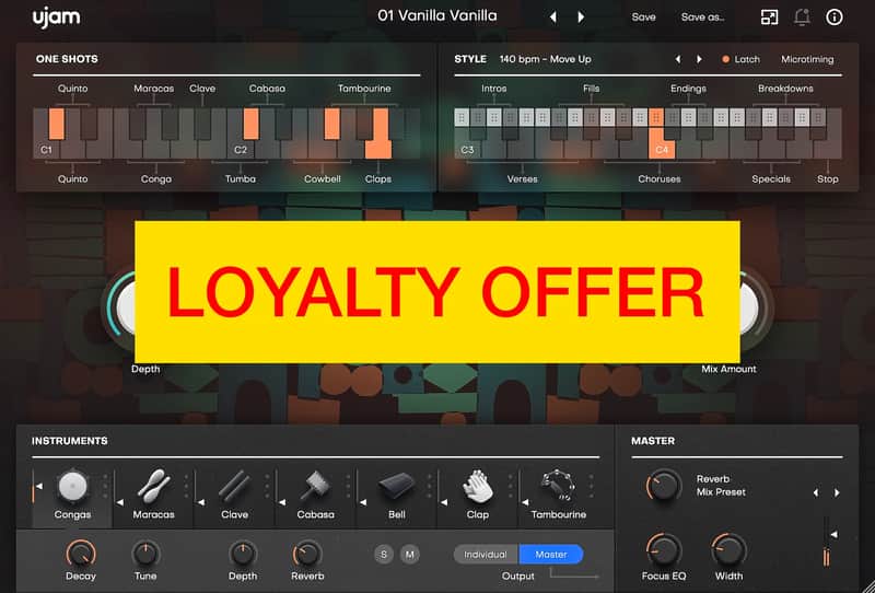 UJAM Groovemate LATIGO Loyalty Offer (Download) <br> image 1