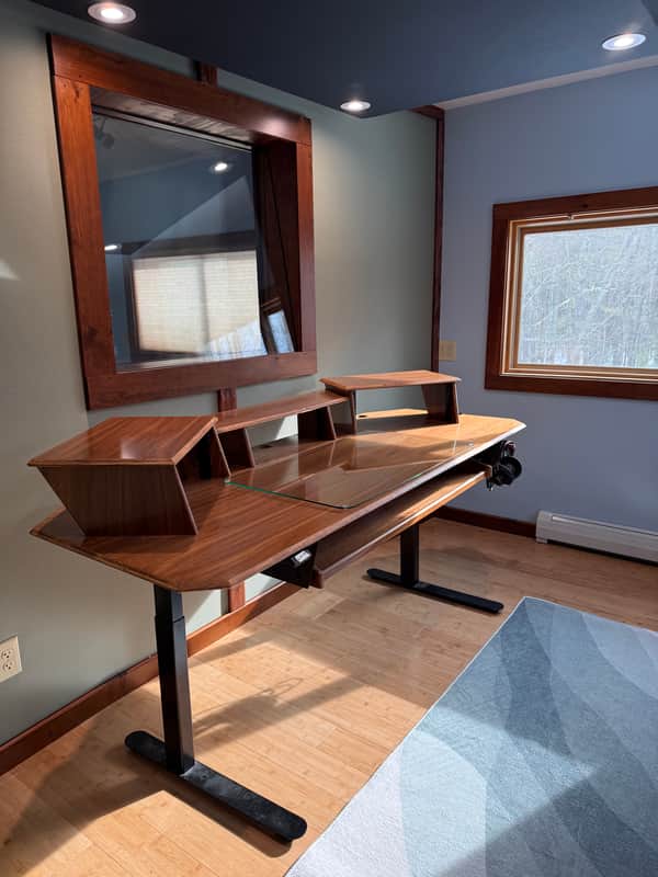 Sound Design Studios Custom Standing Studio Desk – 9U Rack | Reverb