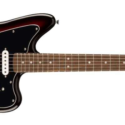 Squier Affinity Series Jaguar®, Laurel Fingerboard, Black Pickguard - 3-Color Sunburst image 2