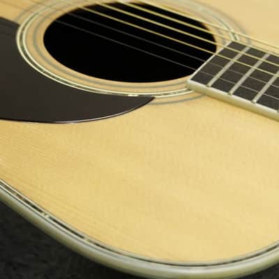 Rare Beautiful condition '80s made Vintage Acoustic Guitar MORRIS W-60 Solid Spruce Top w/Hardcase Made in Japan image 7