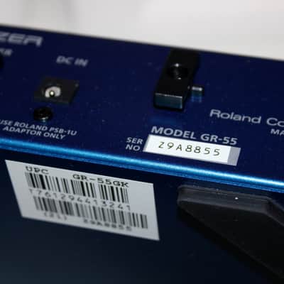New Open Box Roland GR-55 Guitar Synthesizer Blue complete with GK-3 pickup image 10