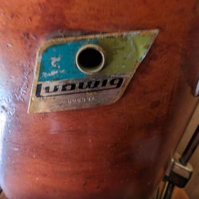 1972 Ludwig Double Bass Drum 6 piece Drum Set 3 Ply Bild 11