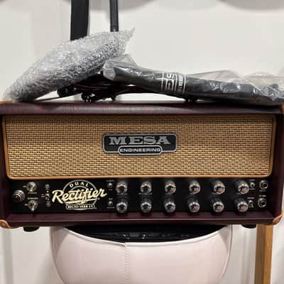 Mesa Boogie Recto-Verb 25 2-Channel 25-Watt Guitar Amp Head Wine Red Taurus image 3