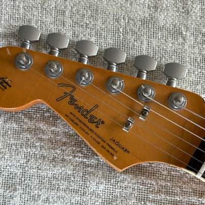 2012 Fender Kurt Cobain Road Worn Jaguar Left Hand Lefty + Case + Book + Extra Pickups Classic Player Jaguar Special HH Wiring image 6