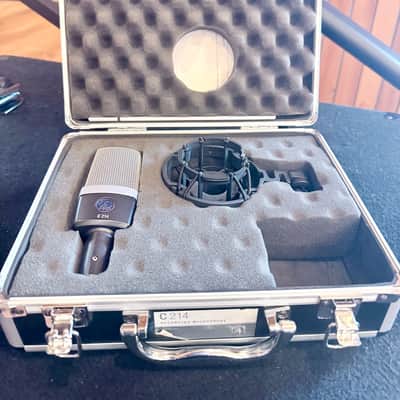 AKG C214 Large Diaphragm Cardioid Condenser Microphone 2010s - Black image 4