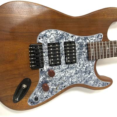Custom, hot rodded, Walnut body, strat style guitar image 1