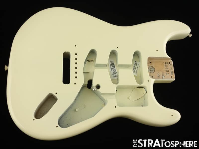 American Fender CLAPTON Strat BODY USA Stratocaster Guitar Olympic White image 1