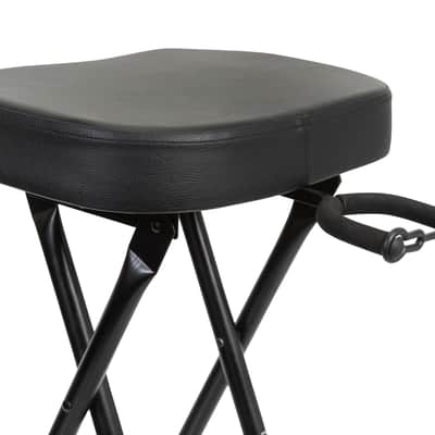 Gator Frameworks Foldable Guitar Stool with Padded Seat and Rear Mounted Guitar Hanger; (GFW-GTRSTOOL) image 6