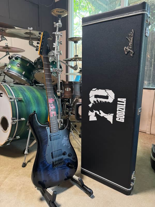 Fender Godzilla Limited Edition Japan Stratocaster Blue 2025