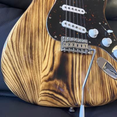 Immagine Tokai Japan AST-128 N/R Goldstar Sound Limited Edition in Natural Roasted Wood with Rosewood FB - 4