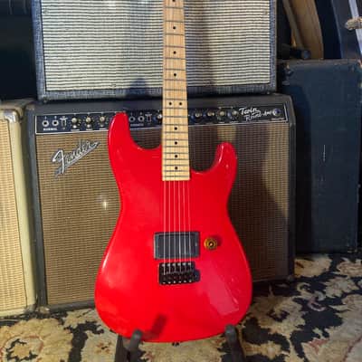 Charvel Model 1 MIJ (1 Pickup, 1 Knob!) c. 1987 - Ferrari Red image 2