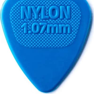 Dunlop 443R107 Nylon Midi Guitar Pick 1.07mm (72 Pack) image 1