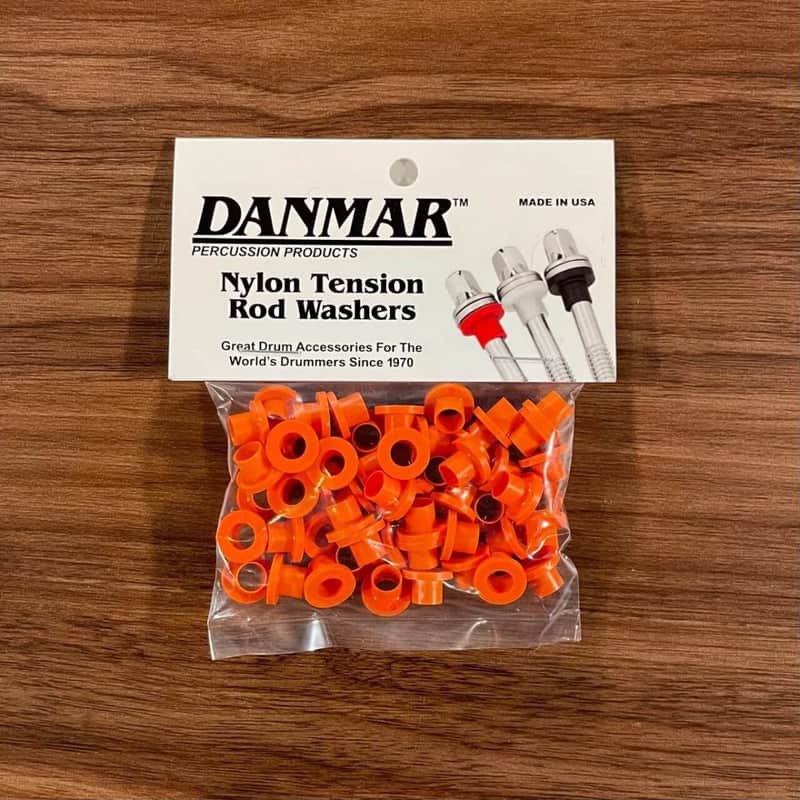 Danmar 50 Pack Nylon Tension Rod Washers Orange image 1