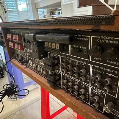 Marantz Model 4400 50-Watt Quadraphonic Solid-State Receiver 1974 - 1978 - Silver with Wood Case image 3