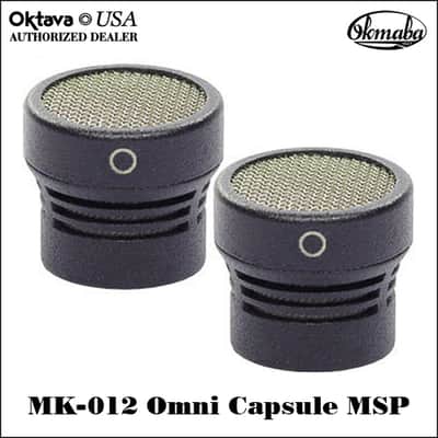 Oktava MK-012-01 MSP2 Omni Capsule Matched Stereo Pair - 2026 - Black - New - Wood Storage Box image 2