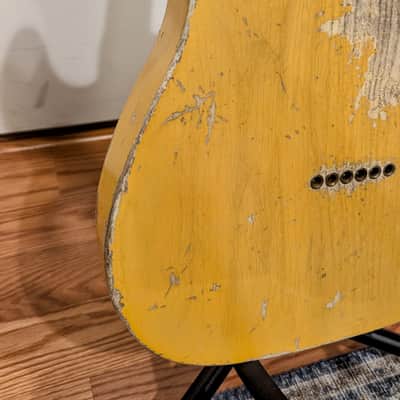 Fender Custom Shop LTD 1951 Telecaster Super Heavy Relic 2021 - Aged Nocaster Blonde image 11
