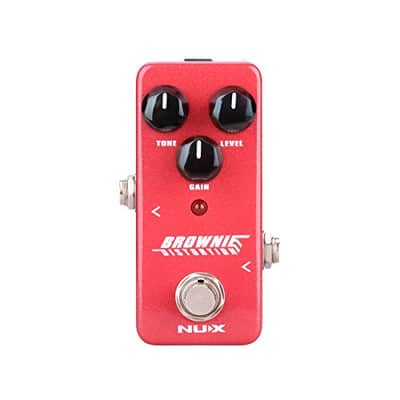NUX Mini Core Brownie Distortion Guitar Effects Pedal Classical British Rock Tone True Bypass image 1