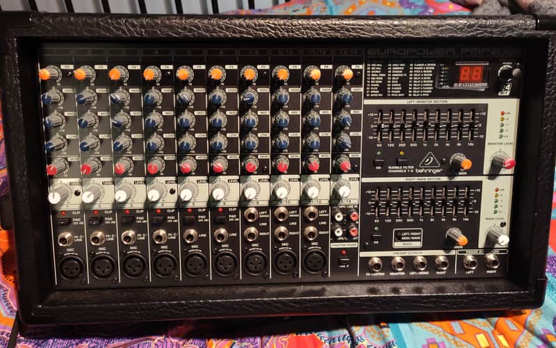 Behringer PMP2000D 2000-Watt 14-Channel Powered Mixer | Reverb