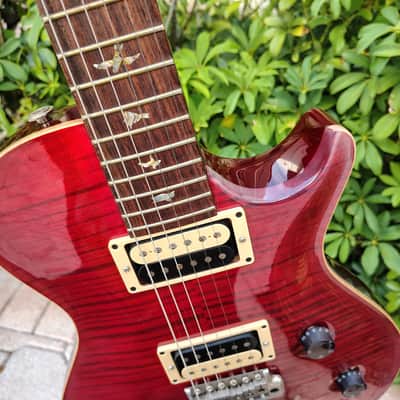 PRS Singlecut Trem 10 Top Birds Black Cherry Pre-Lawsuit Model *UNPLAYED* 2003 image 19