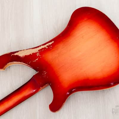 1965 Rickenbacker 4001 Vintage Neck Through Bass Fireglo w/ Case image 15