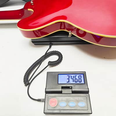 Burny RSA-100 CR Cherry Red Made in Japan 2002 Semi Hollow Body Electric Guitar, o5295 image 17