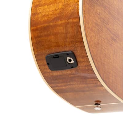 Stagg SA45 Series Dreadnought Cutaway Acoustic-Electric Spruce Top Flamed Mahogany – SA45-DCE-FM image 6