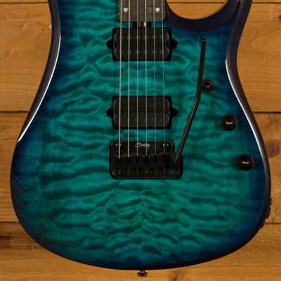 Sterling John Petrucci JP150DQM JP150 DiMarzio - Quilted Cerulean Paradise image 11