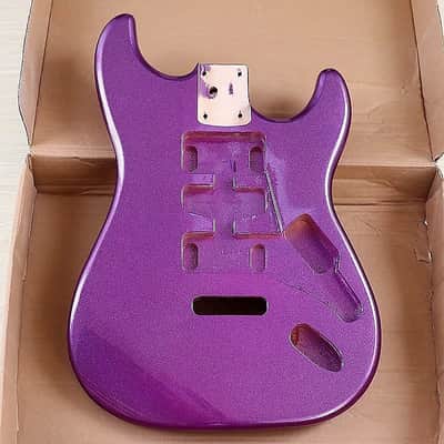 Metallic Purple Strat Style Guitar Solid Body image 1