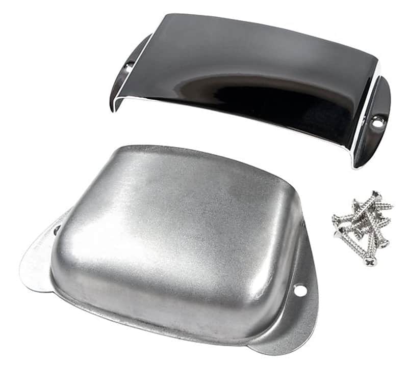 Fender 099-2087-000 Pure Vintage Precision Bass Ashtray Bridge / Pickup Cover Set image 1