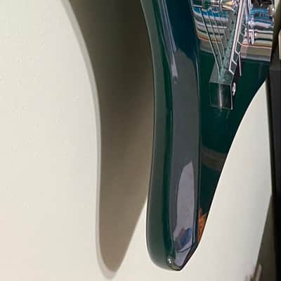 RARE MIK Guild DeArmond Sevenstar Seven-String Electric Guitar 2000-2001 Emerald Green Transparent vintage t-bird de armond korea image 7