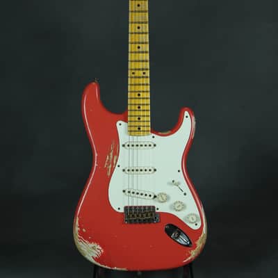 Fender Custom Shop 1957 Stratocaster Heavy Relic - Faded Fiesta Red image 2