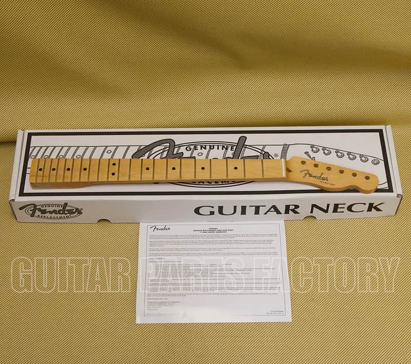 099-0216-921 Fender 50's Esquire Neck, 21 Vintage Frets, 7.25", U Shape, Maple image 1