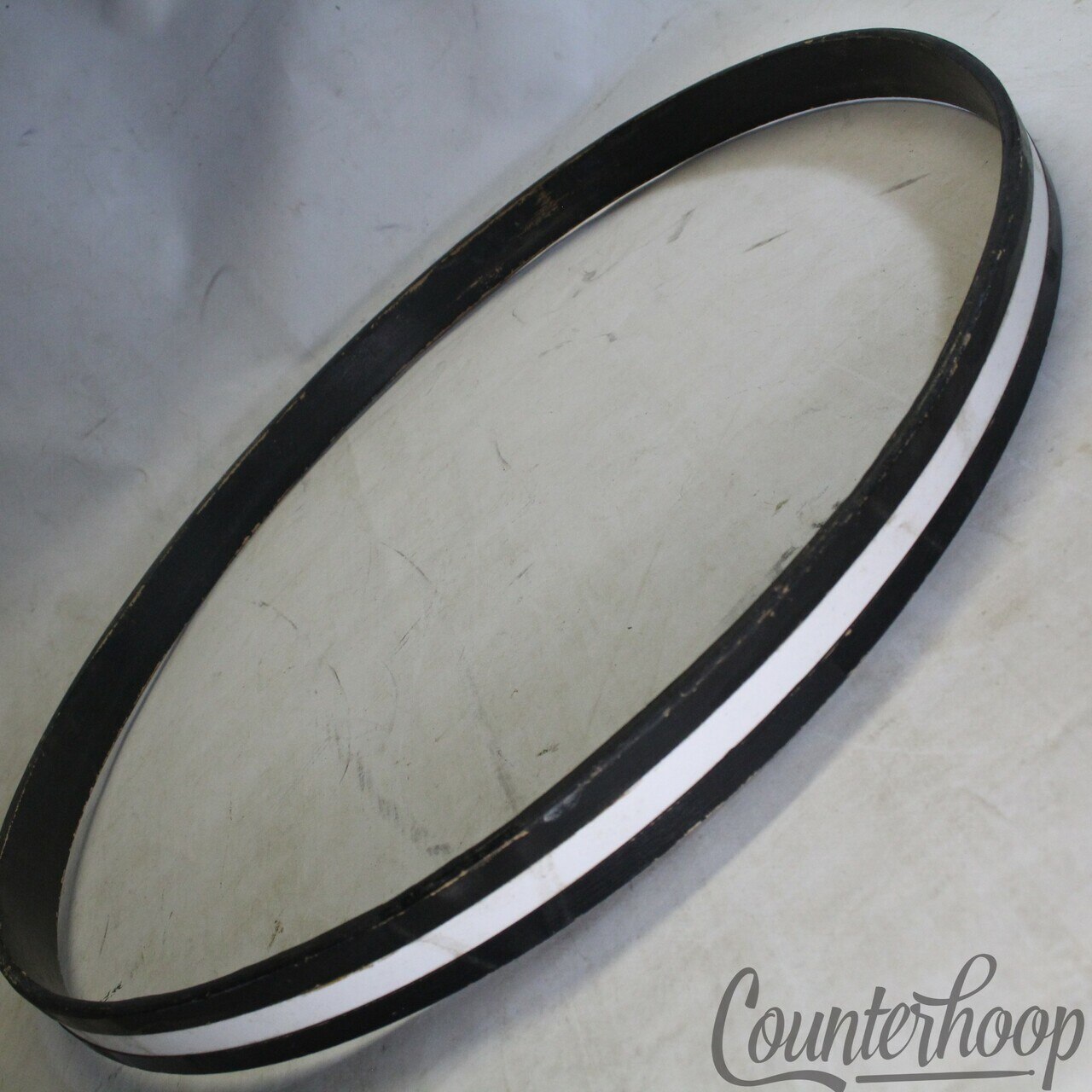 Rogers 22"Hoop/Rim New England White Vintage70s Powertone Fullerton 8Ply Maple* — main photograph
