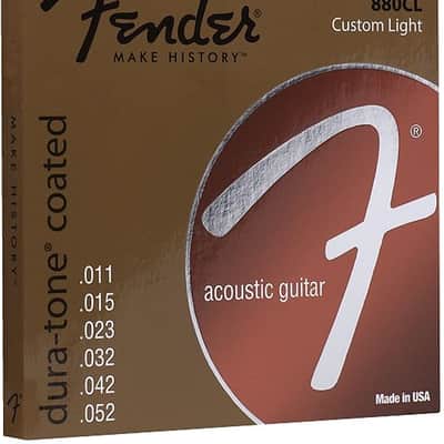 Fender Dura-Tone 880CL 80/20 Coated 11-52 2016