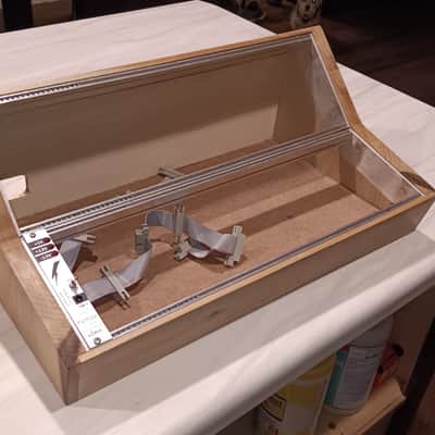 Handmade Powered 6U/84 HP Wooden Eurorack Case - Wooden image 1