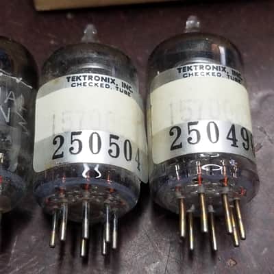 Tung-Sol etc. Matched Pair (2) 5654 6AK5W JAN Pentode tNOS AT1000 TESTED Vacuum Tubes 5 Star, Triangle Premium Little Dot Yaqin 6AK5 Audio 1944-1969 image 7