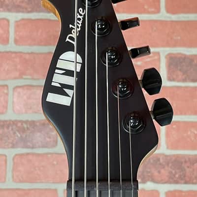 ESP LTD XJ-1B HT Baritone Electric Guitar - Silver Blast image 6