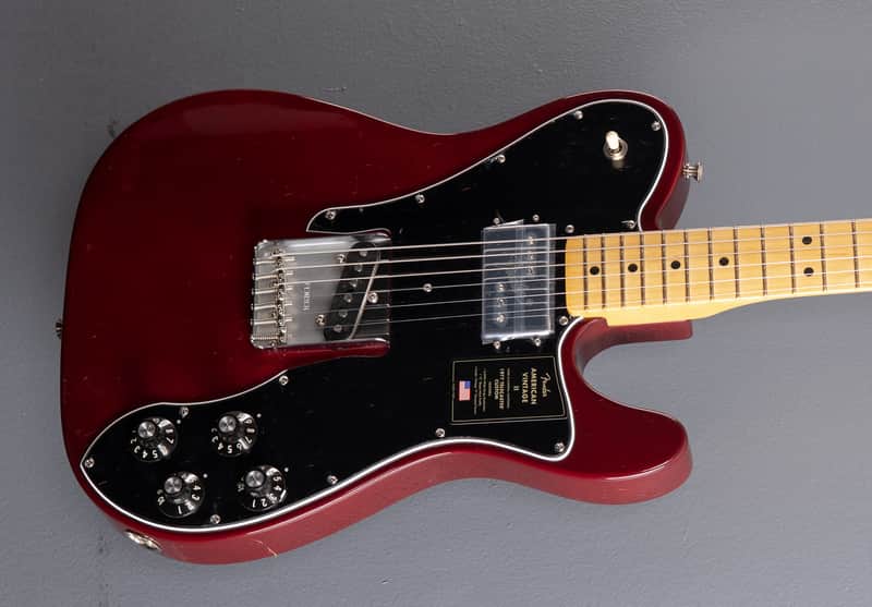 Fender American Vintage II 1977 Telecaster Custom - Wine w/Maple image 1