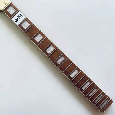 White Harley Benton Guitar Strat Style Maple Neck, Rosewood 22 Frets Fingerboard image 11