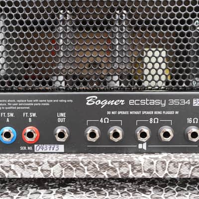 Bogner Ecstasy 3534 - Python Tolex Tube Guitar Head (2023) image 9
