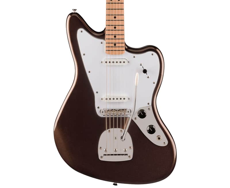 Fender Affinity Series Jaguar Electric Guitar in Mystic Metallic Brown image 1