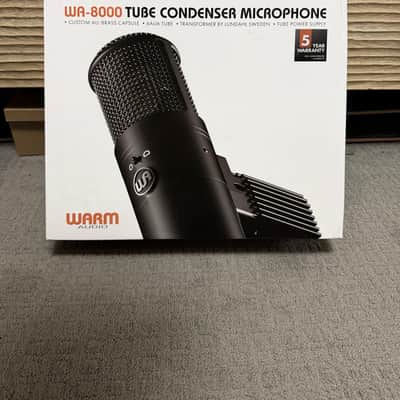 Warm Audio WA-8000 Large Diaphragm Tube Condenser Microphone - Black image 1