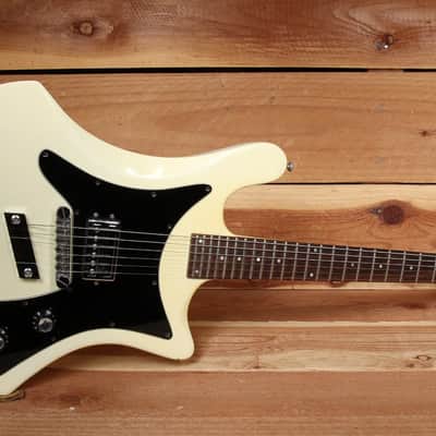 GUILD S60 Rare Vintage SOLID BODY Aged White Mahogany Orig Case + Manual 03430 image 2
