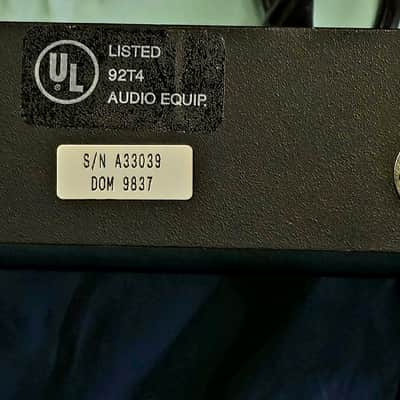 BBE 362 Sonic Maximizer (Blue/Black) – Made in USA – S/N A33039 (DOM 9837) image 2