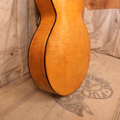 Recording King M-3 Archtop Acoustic Guitar 1940 - Blond image 7
