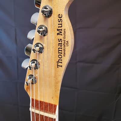 Thomas Muse Guitars Valkat-0004 2020 Western Red Cedar / Birdseye Maple and Mahogany / HH image 14