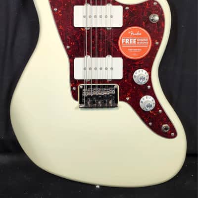 Squier Paranormal Jazzmaster XII, 12 String Electric Guitar, Olympic White image 1