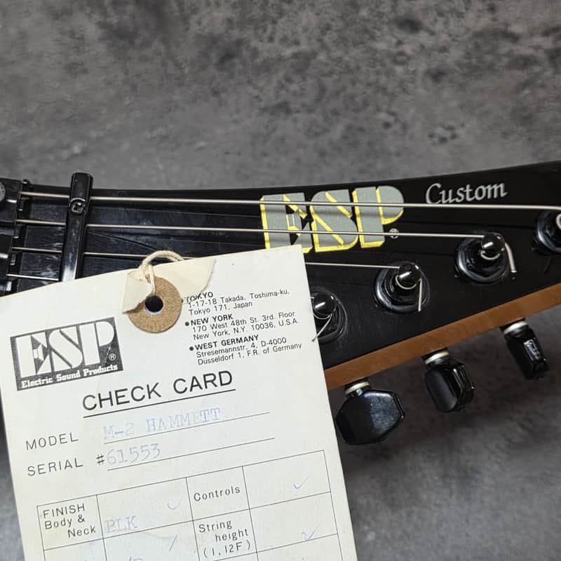 1993 ESP M-2 HAMMETT Black
