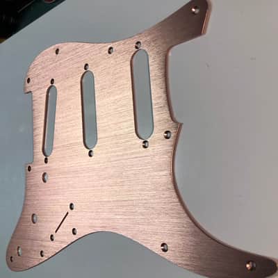 Stratocaster Style Aluminum Pickguard - 2026 - Rose Gold image 2