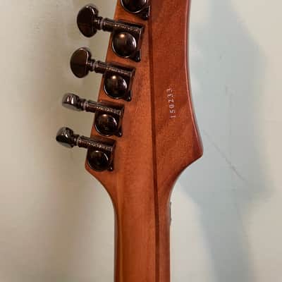 2010 Douglas Hadron 627 Baritone 27" Scale 6lb Shredder Floyd Rose Neck Through Super Thin 1 1/4" Body image 5